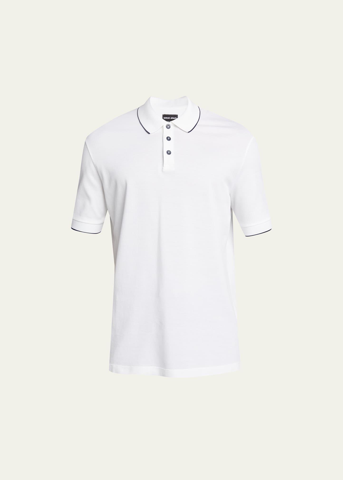Mens Tipped Polo Shirt Product Image