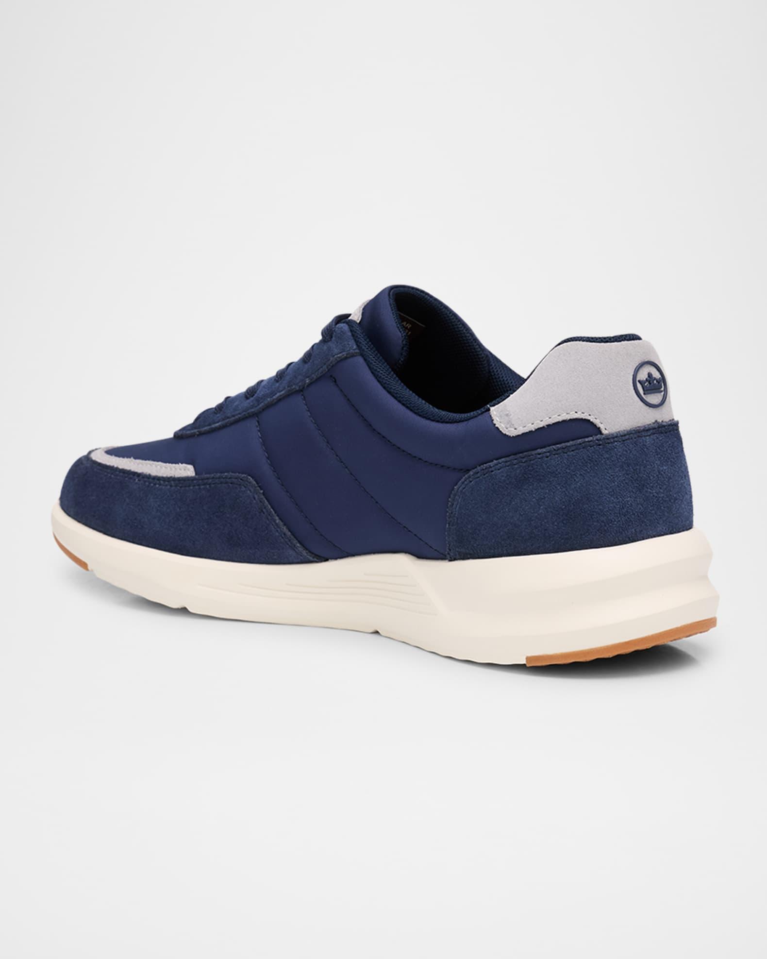 Men's Journeyman Nylon and Suede Low-Top Sneakers Product Image