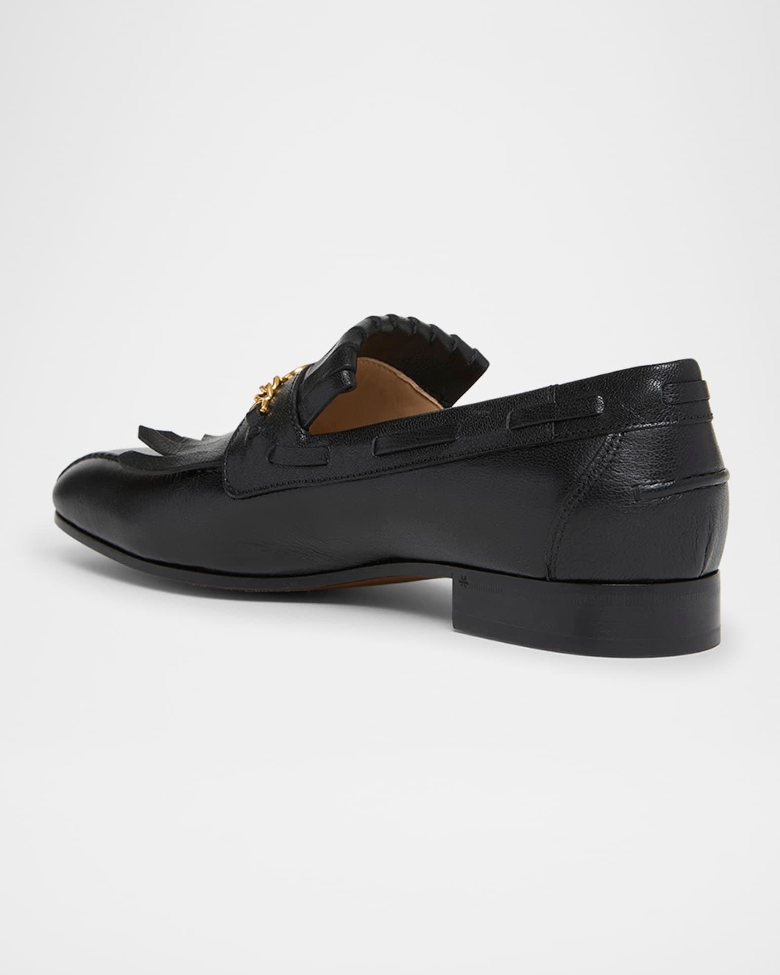Men's Leather VLogo-Bit Loafers Product Image