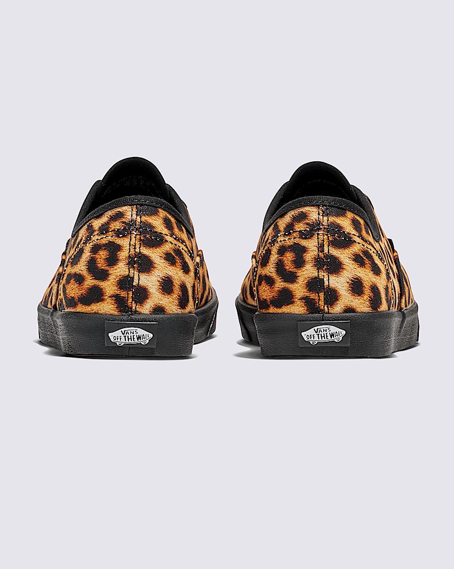 Authentic Lowpro Leopard Shoe in Brown / Black| Vans US Product Image