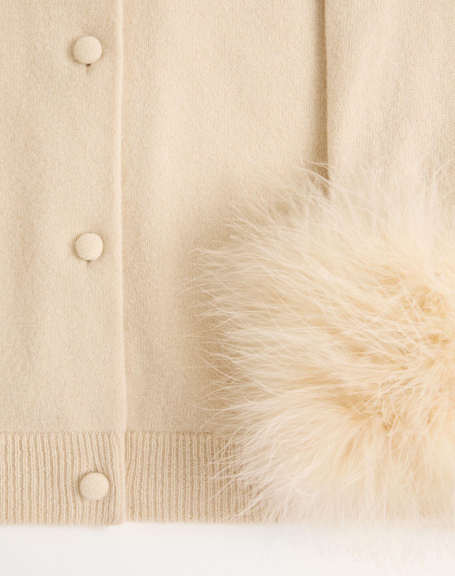Cardigan With Feathers Product Image