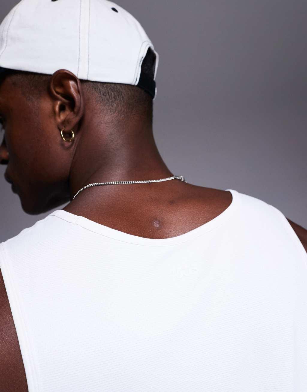 4505 Icon quick dry training tank top with racer back 2 pack in black and white Product Image