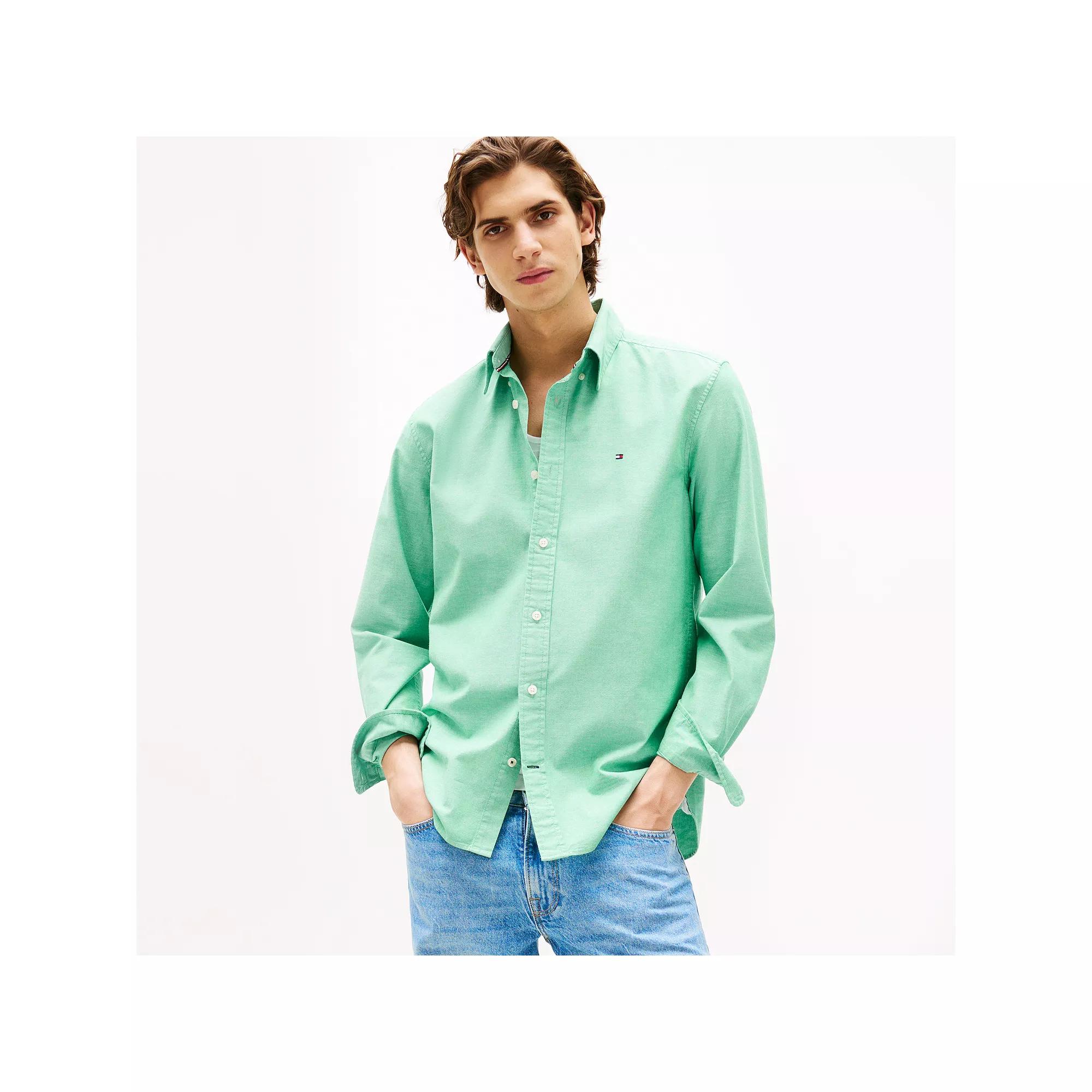 Men's Tommy Hilfiger Regular Fit Essential Stretch Oxford Shirt,  Product Image