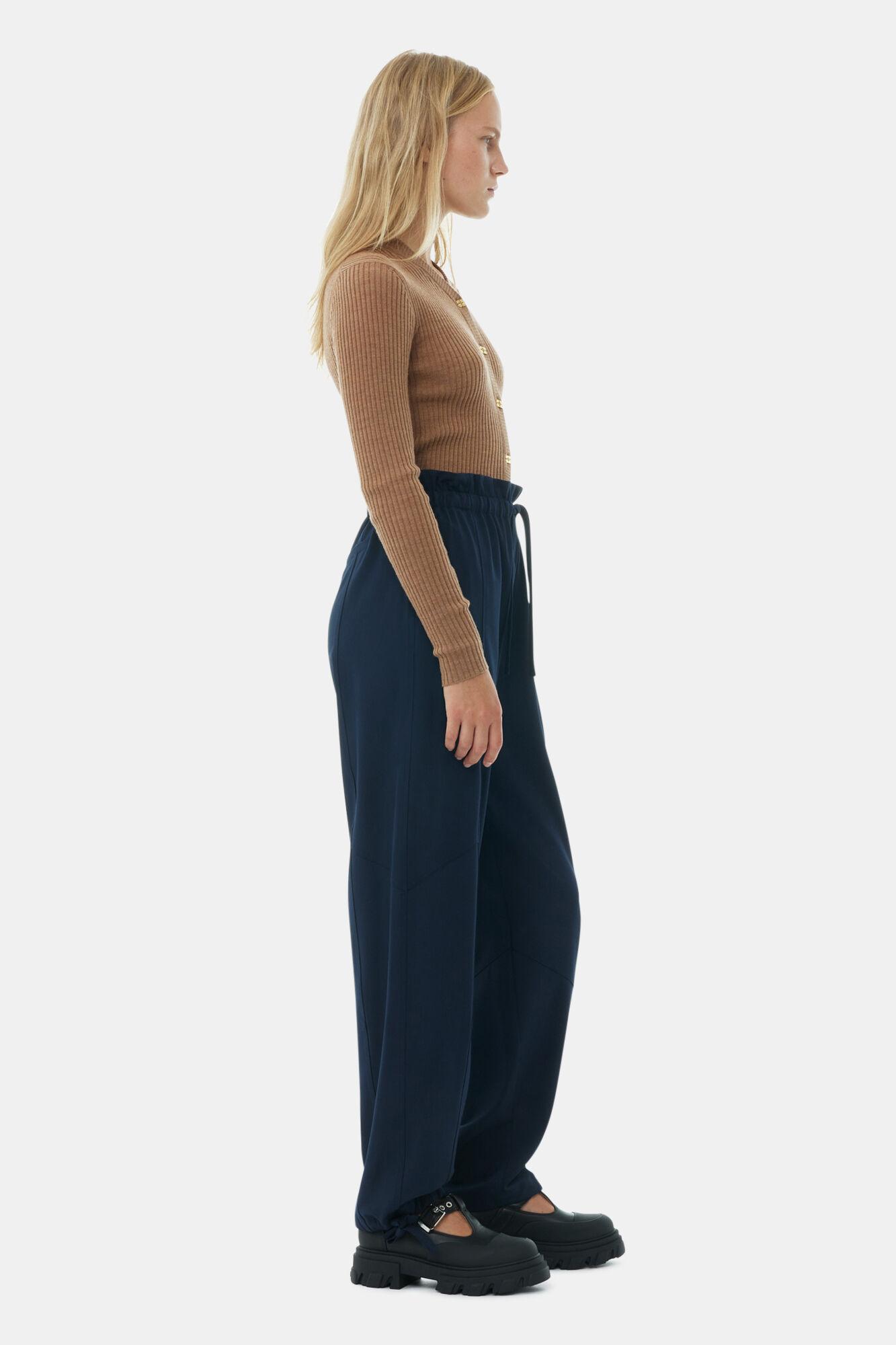 Blue Light Elasticated Waist Pants Product Image