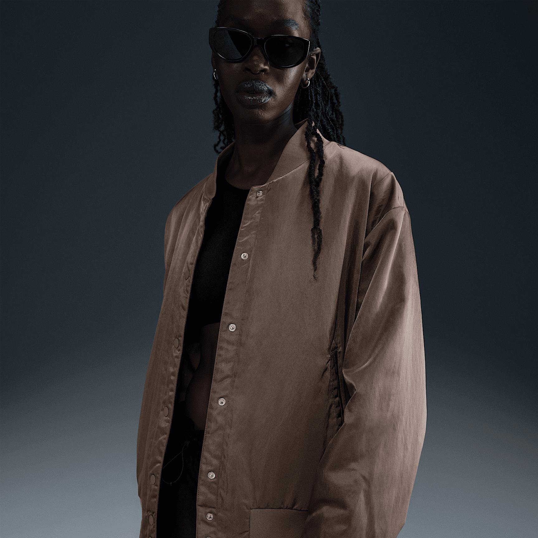 Womens Nike Sportswear Destroyer Oversized Woven Jacket | HJ0971-004 Product Image