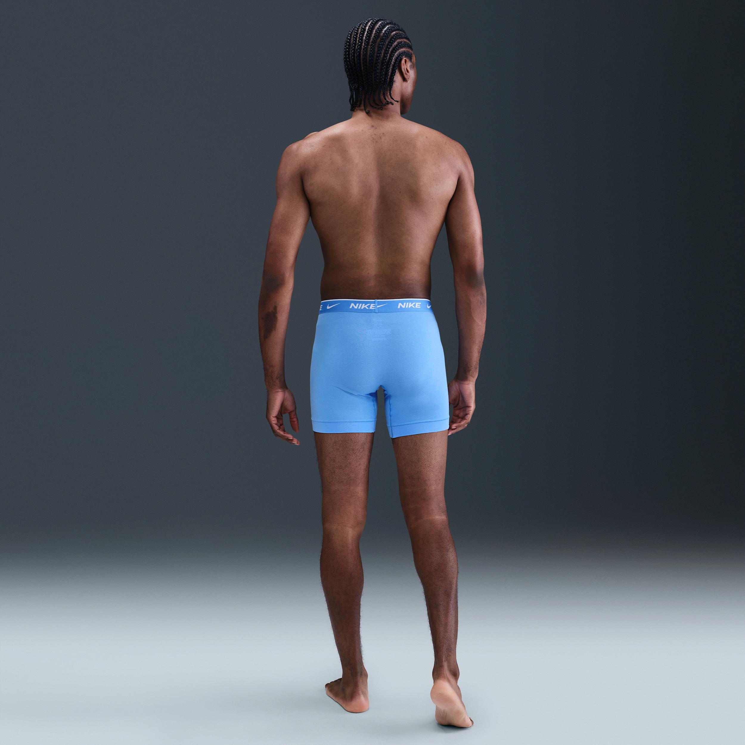 Nike Mens Dri-FIT Essential Cotton Stretch Boxer Briefs (3-Pack) | KE1167-467 Product Image