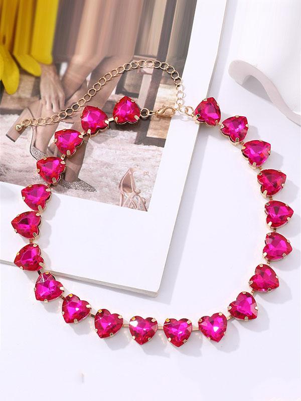 Chains Rhine Stones Necklaces Accessories Product Image