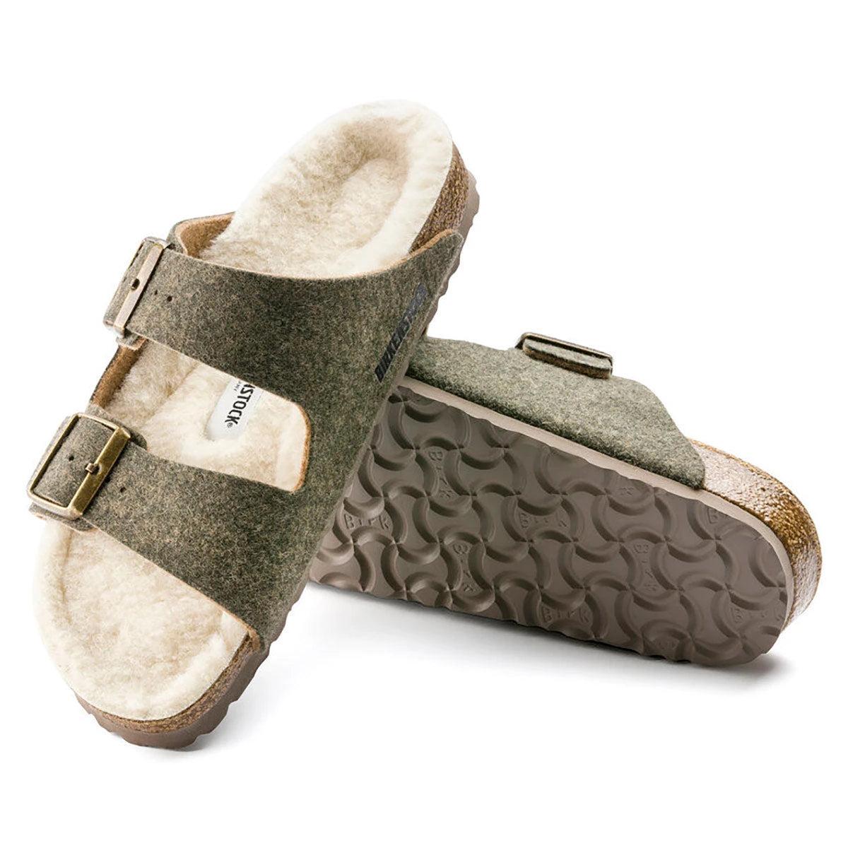 Birkenstock Arizona Happy Lamb Wool Felt Sandals Product Image