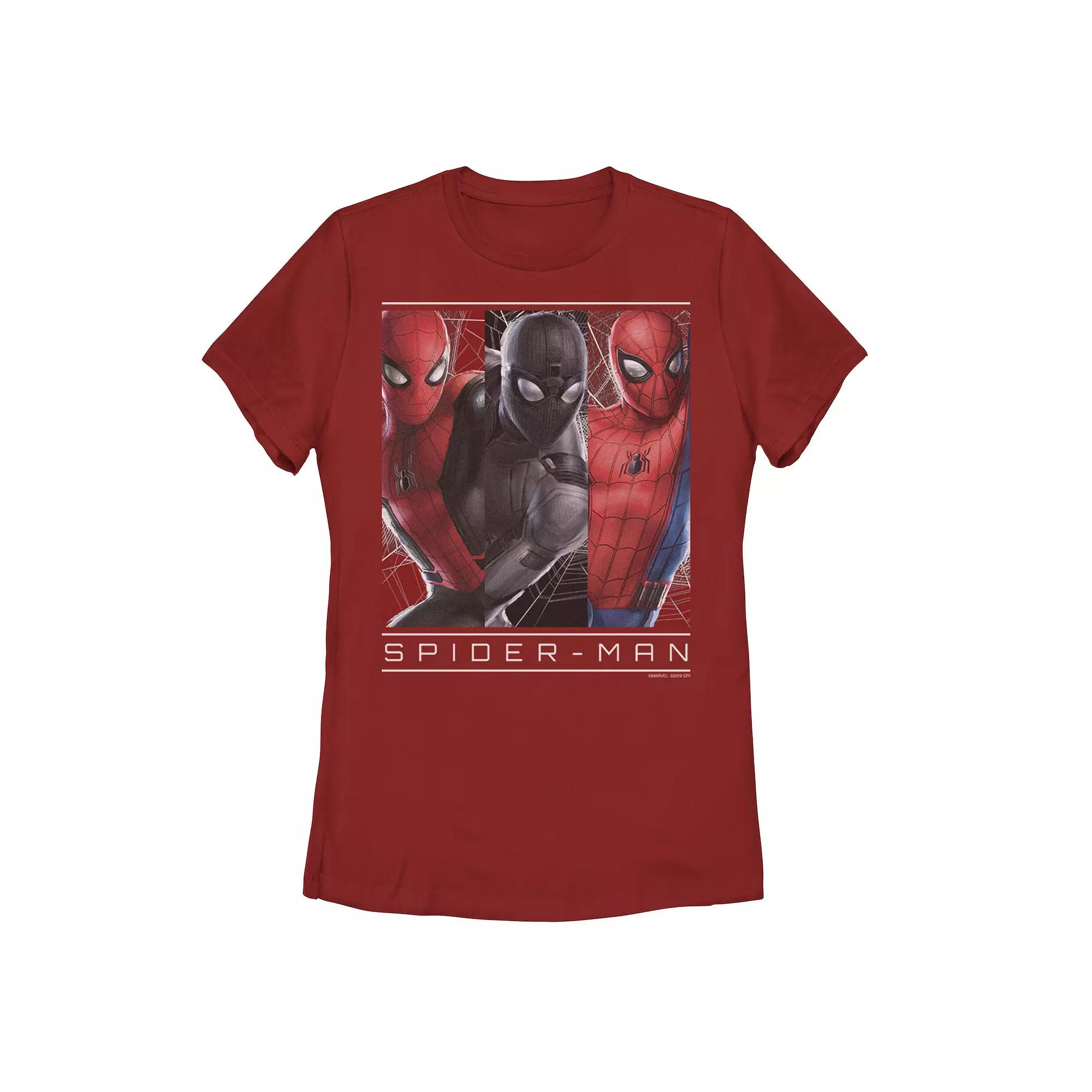 Juniors' Marvel Spider-Man Far From Home Portrait Panels Tee, Girl's,  Product Image