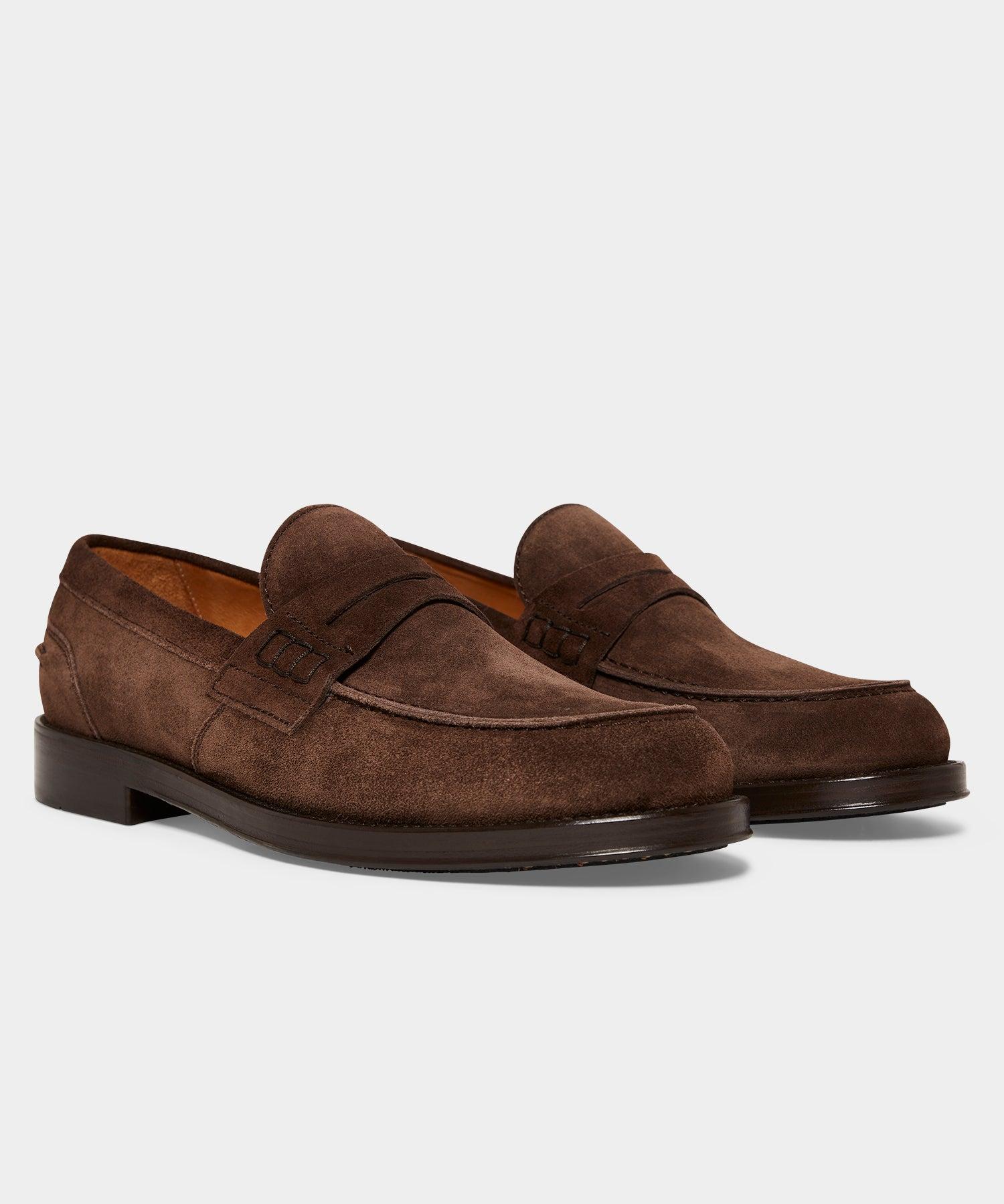 Italian Suede Penny Loafer Product Image