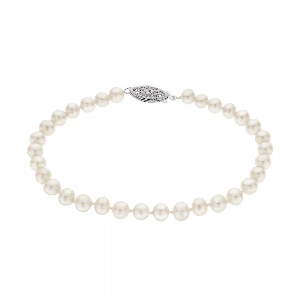 PearLustre by Imperial 5-5.5 mm Freshwater Cultured Pearl Bracelet - 7 in., Women's,  Product Image