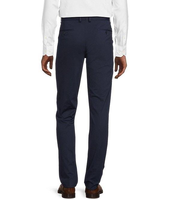 Murano Wardrobe Essentials Alex Slim-Fit Knit Flat-Front Suit Separates Dress Pants Product Image