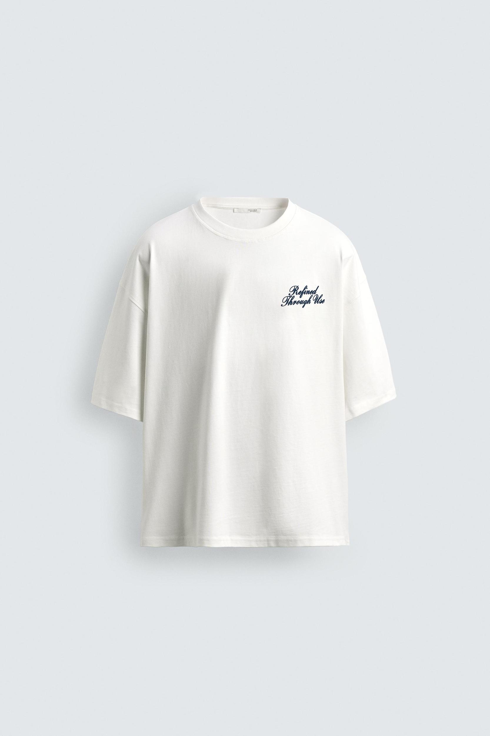 RELAXED FIT TEXT PRINT T-SHIRT Product Image
