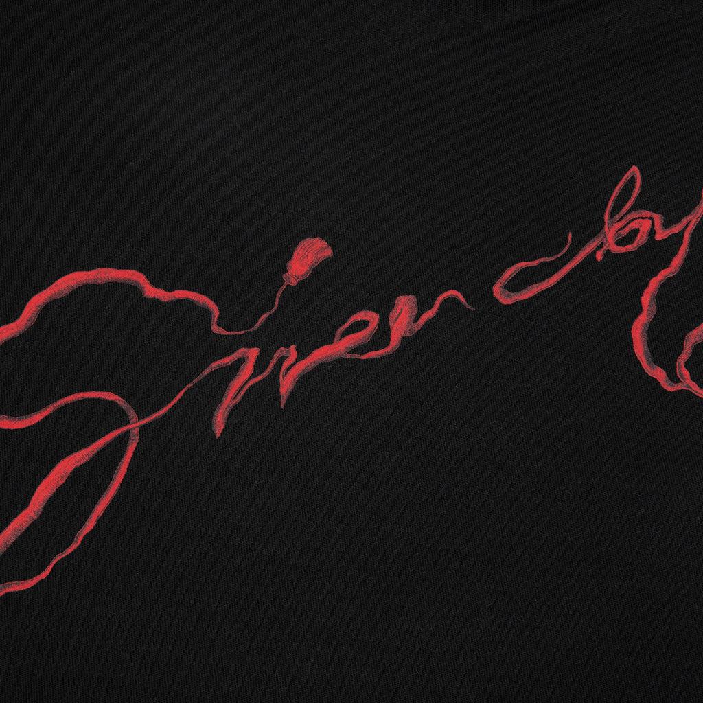 Chandelier and Snake Print Long Sleeve T-Shirt - Black Male Product Image