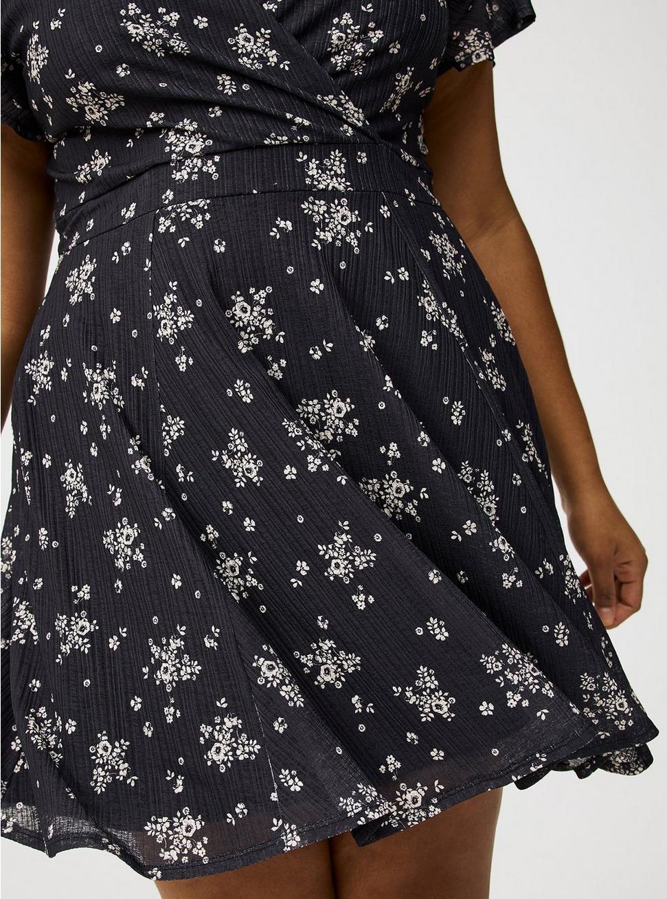 Surplice Flutter Sleeve Mini Dress Product Image