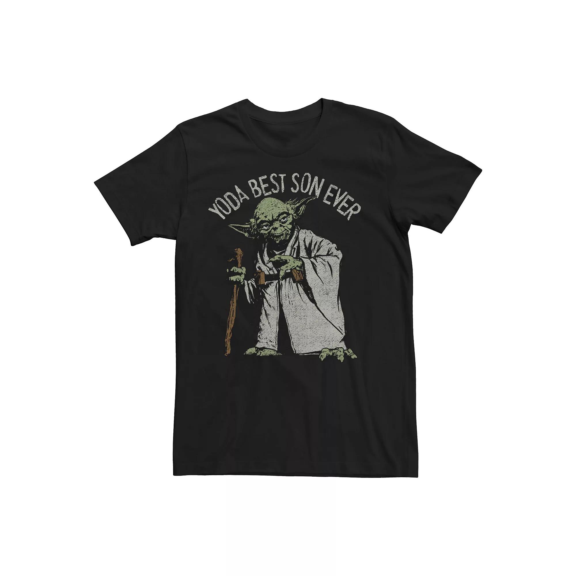 Men's Star Wars Yoda Best Son Ever Graphic Tee,  Product Image