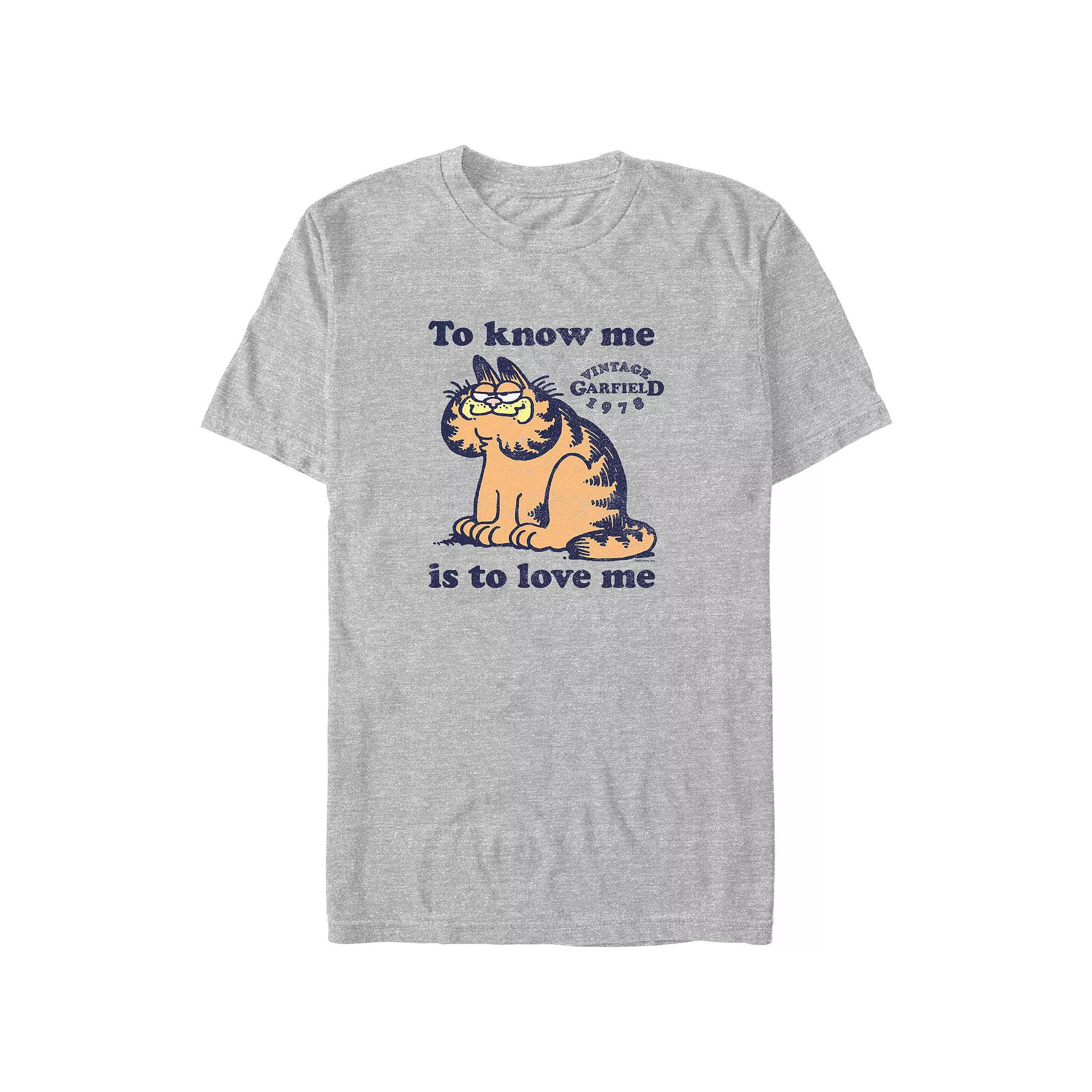 Big & Tall Garfield To Know Me Is To Love Me Graphic Tee, Men's,  Product Image
