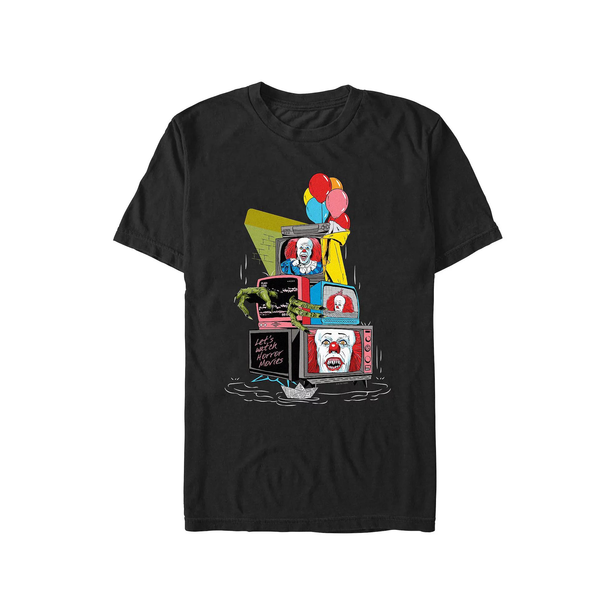 Men's IT Pennywise On TV Graphic Tee,  Product Image