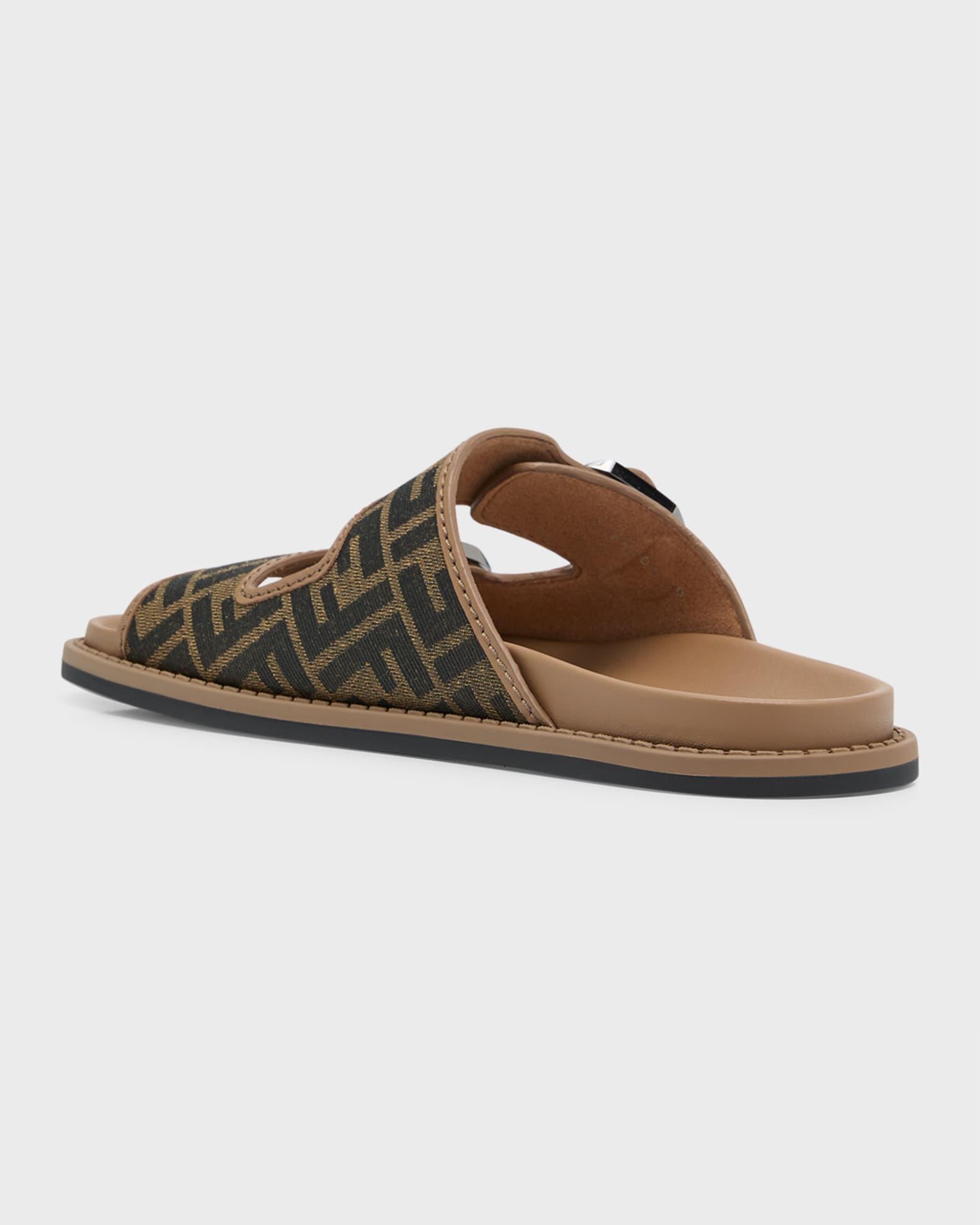 Men's FF Jacquard Slide Sandals Product Image