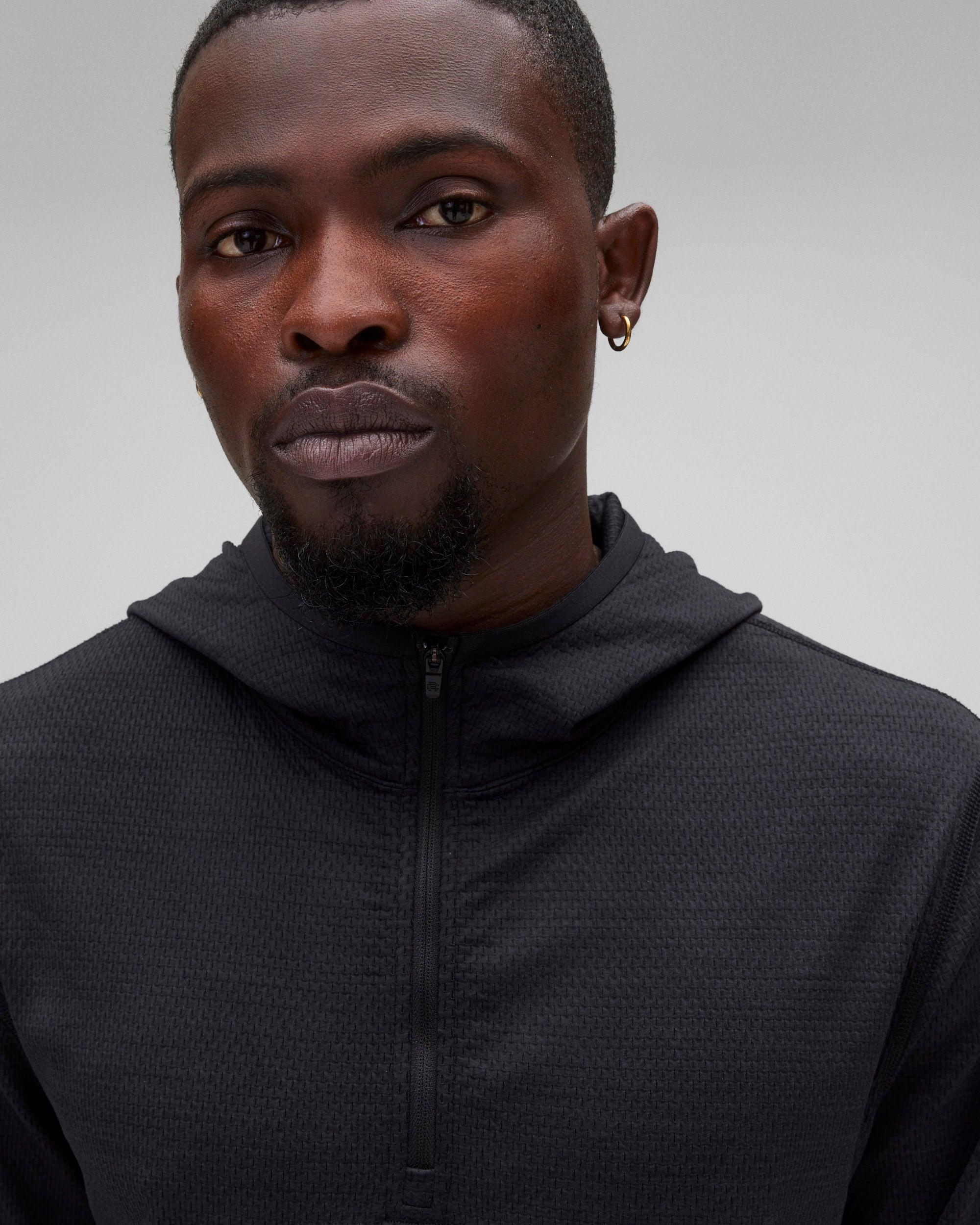 Solotex Mesh Tiebreak Standard Quarter Zip Hoodie Male Product Image