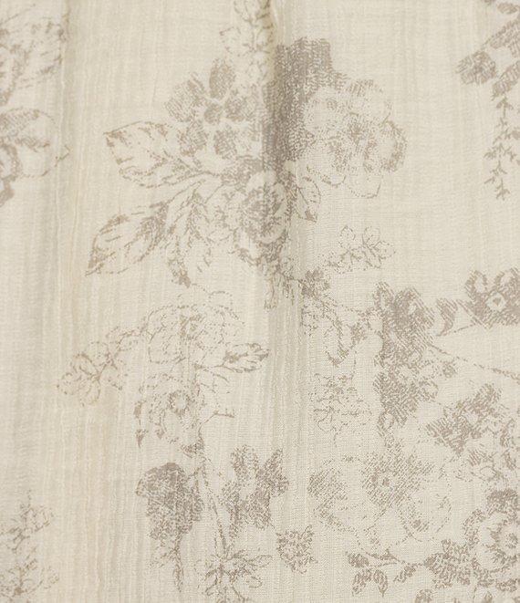 Blu Pepper Coordinating Floral Print Midi Skirt Product Image