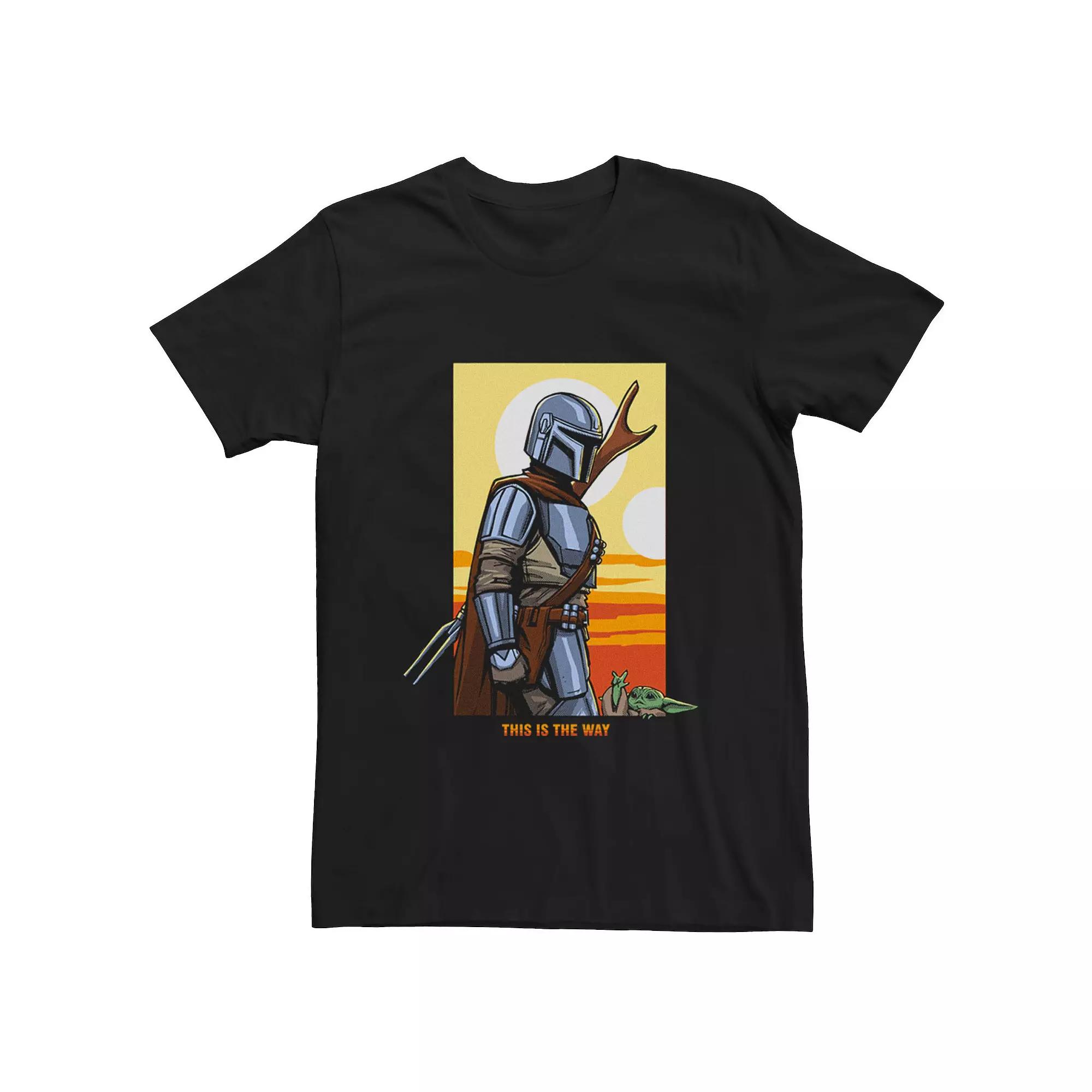Men's Star Wars The Mandalorian This Is the Way Desert Poster Tee,  Product Image