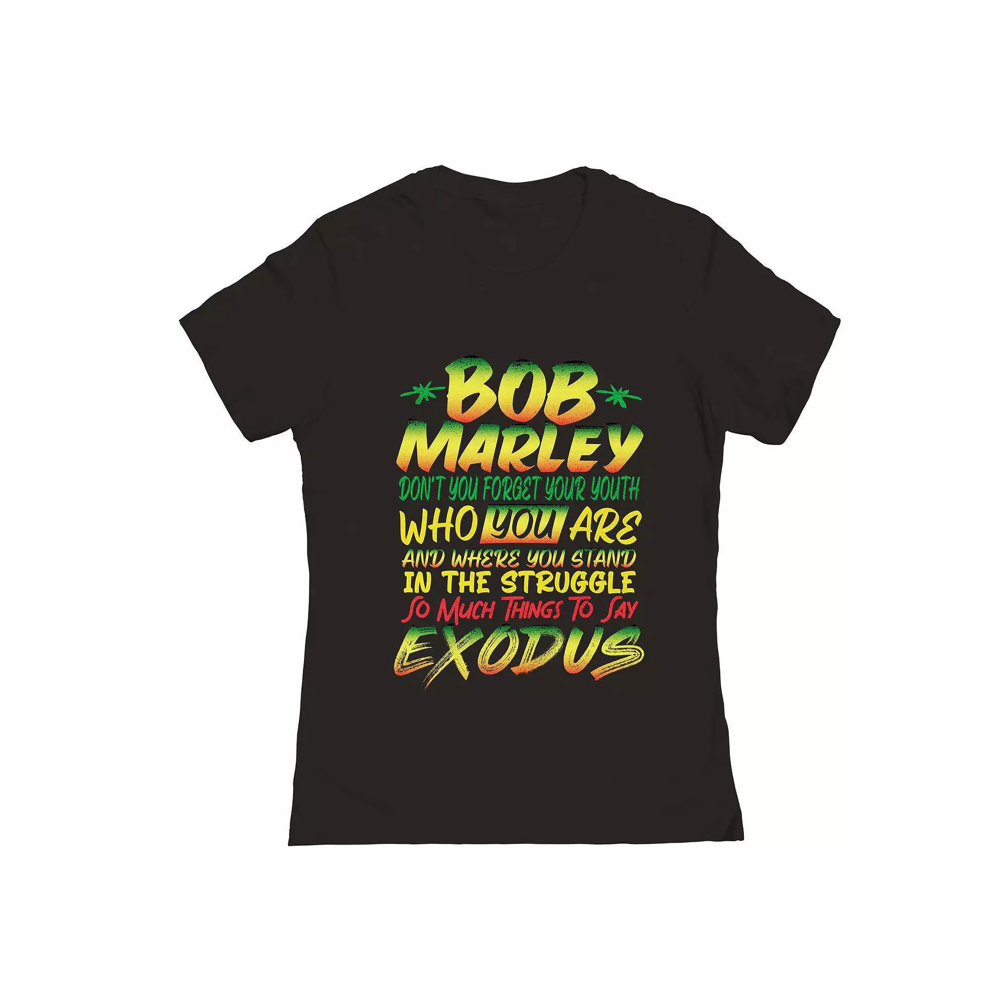 Junior's Bob Marley Don't You Forget Graphic Tee, Women's,  Product Image