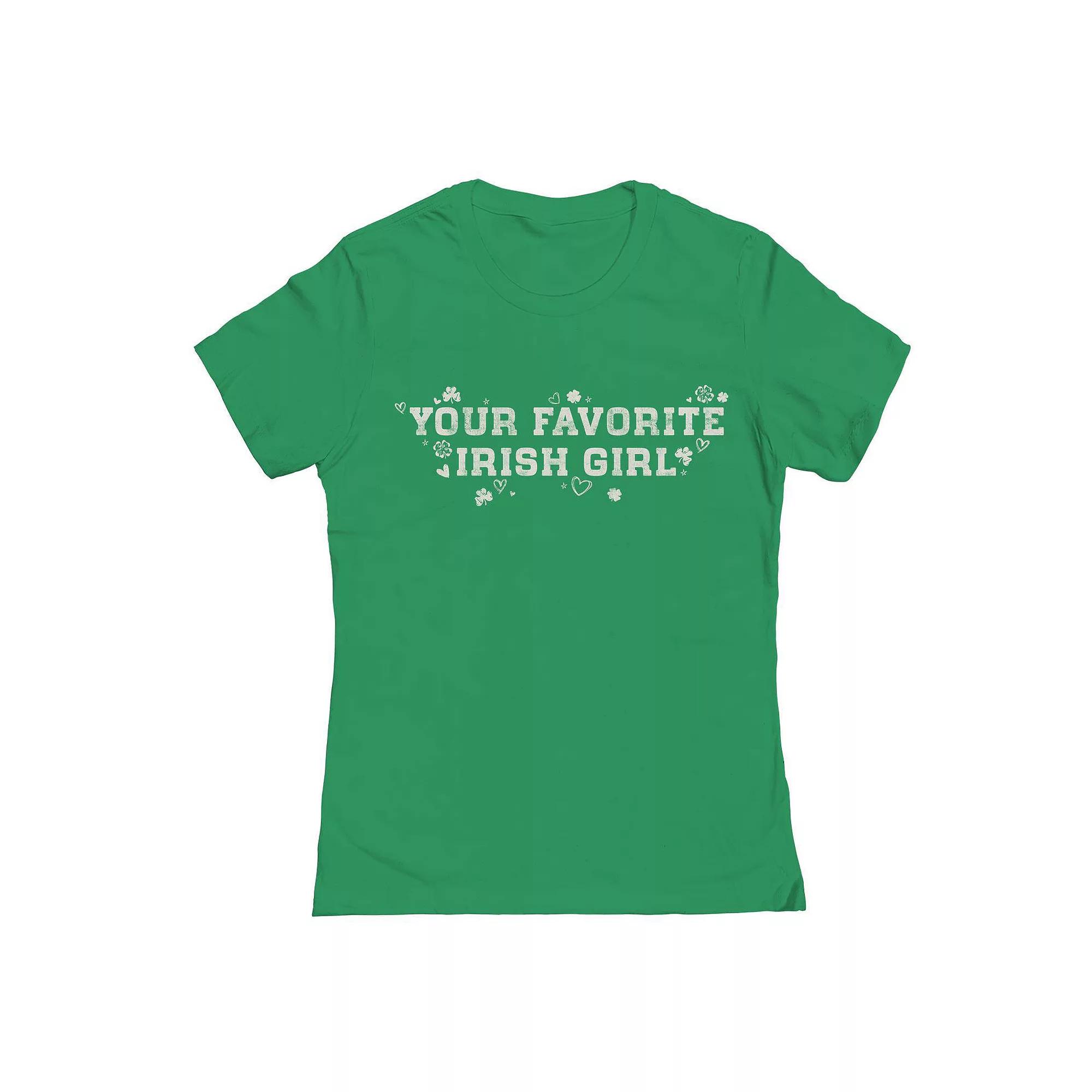 Junior's Grayson Threads The Label Your Favorite St. Patrick's Day Graphic Tee, Girl's,  Product Image