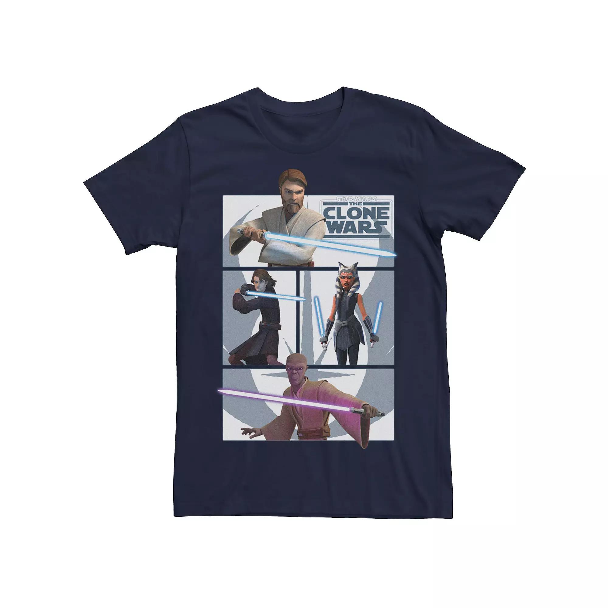 Men's Star Wars: The Clone Wars Jedi Panels Tee,  Product Image