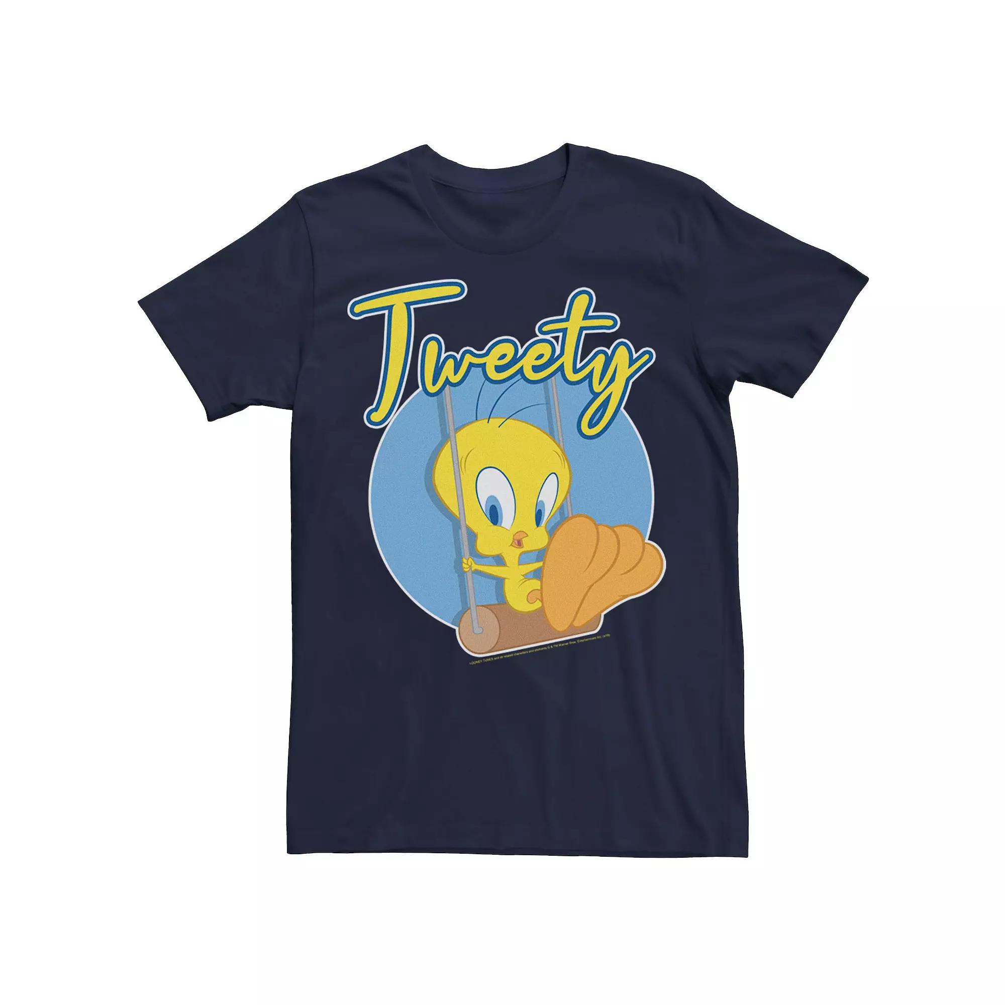 Men's Looney Tunes Tweety Swing Portrait Tee,  Product Image