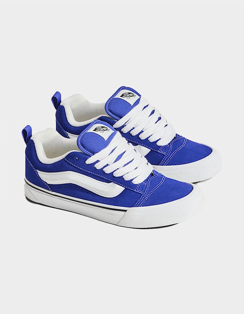 VANS Knu Skool Shoes - BLUE/WHITE Product Image