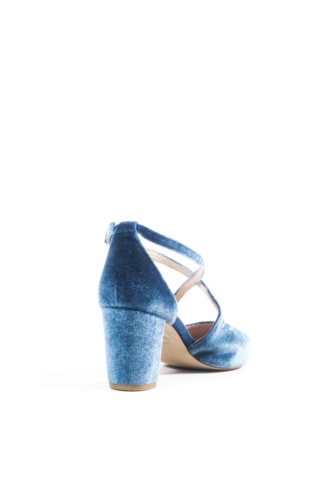 Oren Velvet Mary Jane Heels Product Image