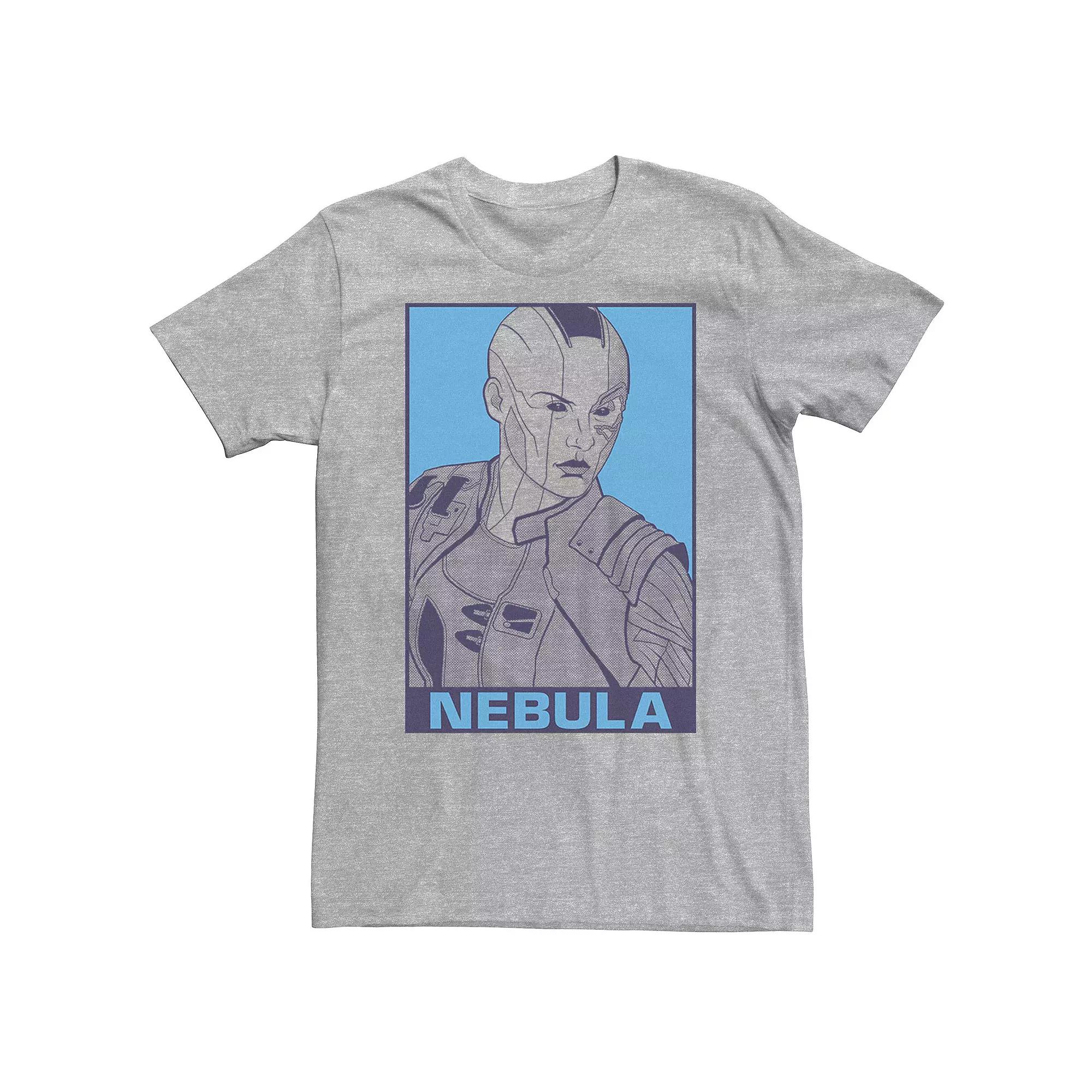 Big & Tall Marvel Avengers Endgame Nebula Pop Art Tee, Men's,  Product Image