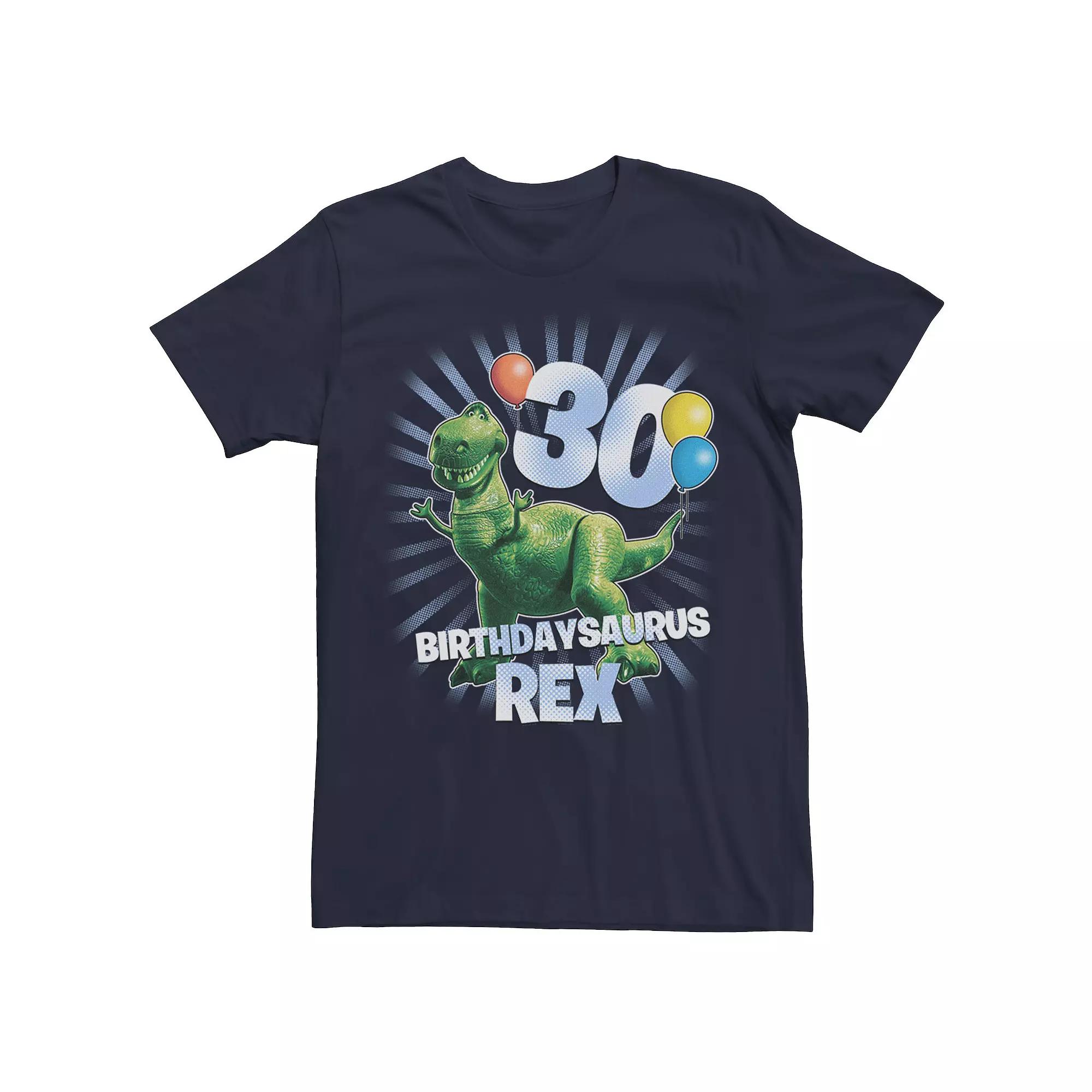 Disney / Pixar's Toy Story Rex Men's Birthdaysaurus 30th Birthday Tee,  Product Image