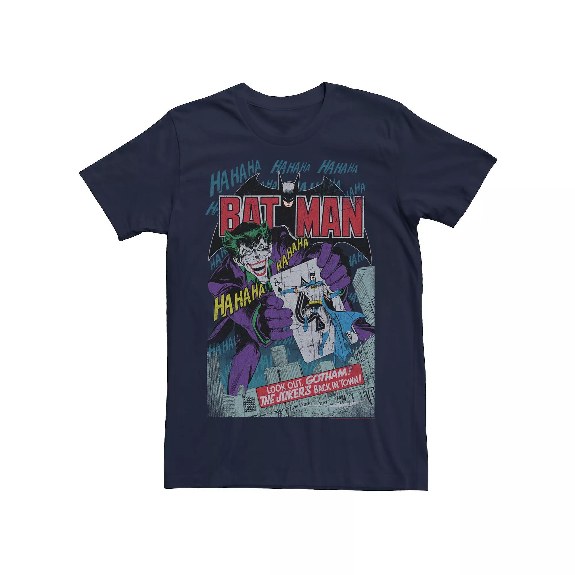 Men's DC Comics Batman Comic Joker Graphic Tee,  Product Image