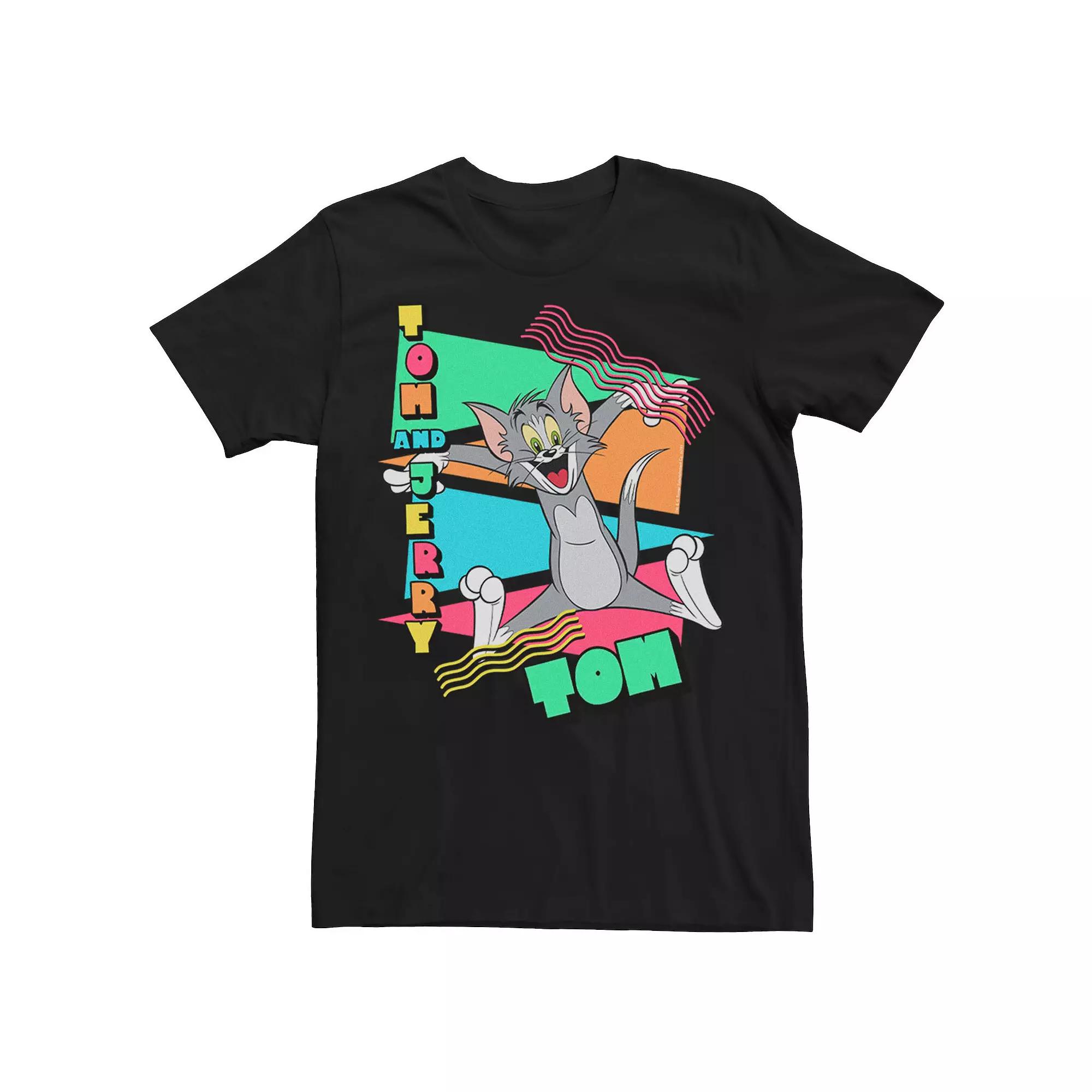 Men's Looney Tunes Tom Vintage 90s Triangles Tee,  Product Image