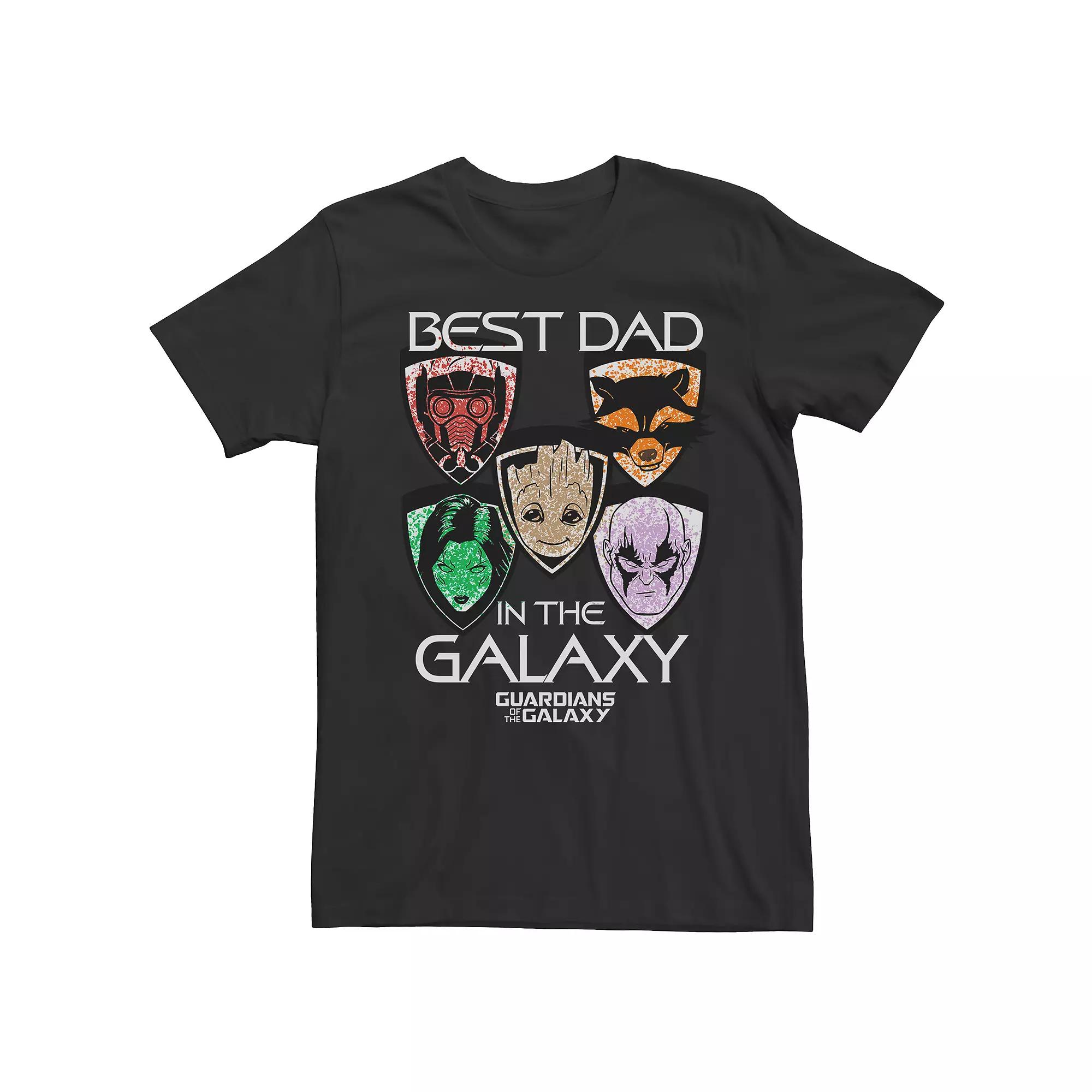 Men's Guardians of the Galaxy Best Dad Tee,  Product Image