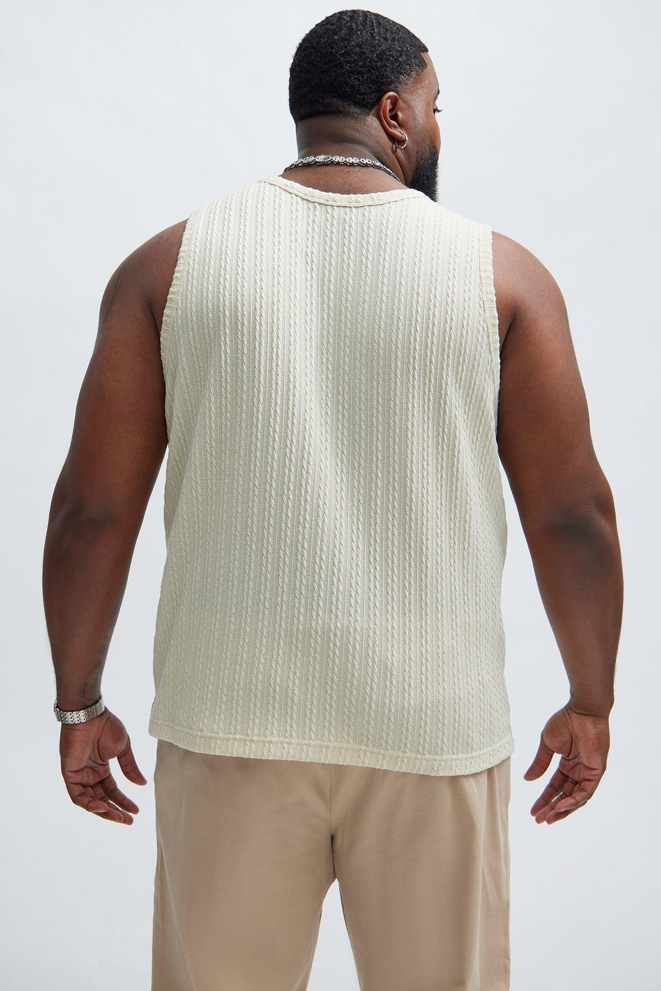 Kellen Textured Tank - Off White Product Image