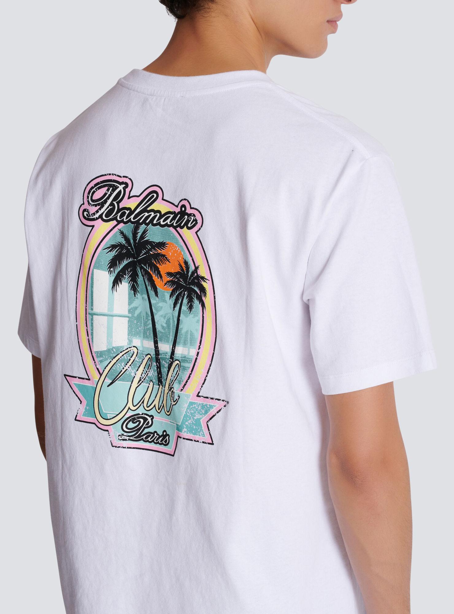BALMAIN Club T-shirt In White Product Image