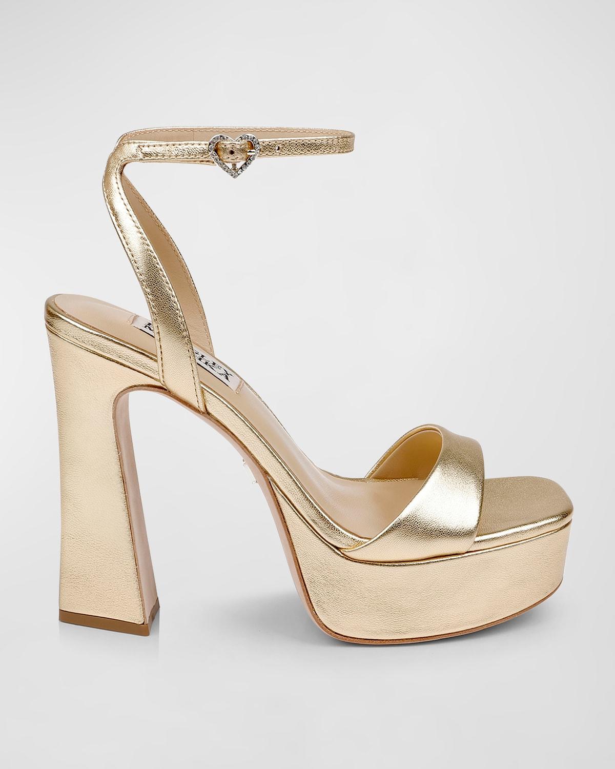 Womens Caia 125MM Satin Platform Sandals Product Image