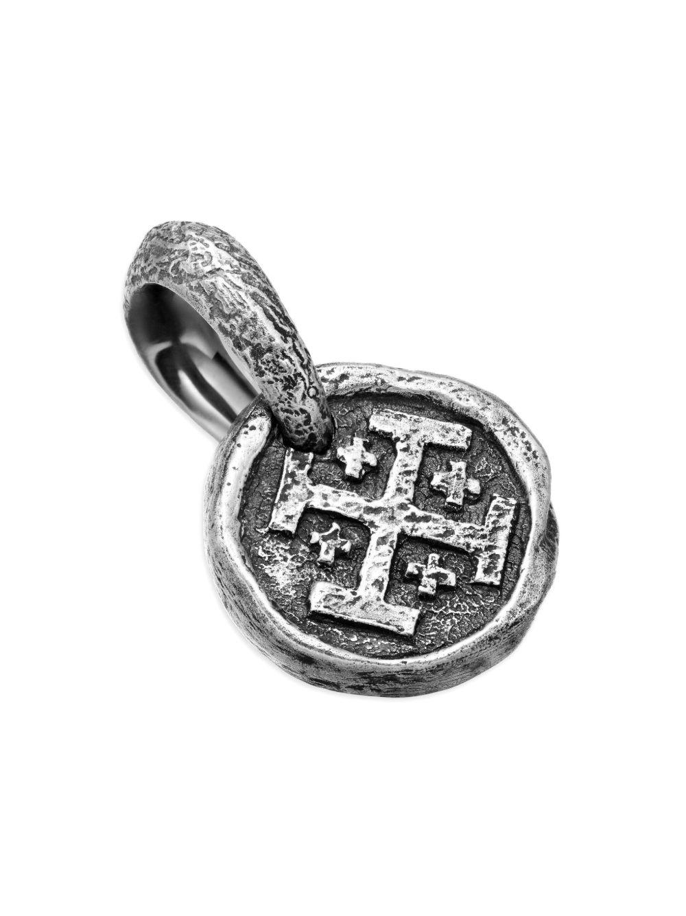 sterling silver Shipwreck Coin amulet (17mm) Product Image