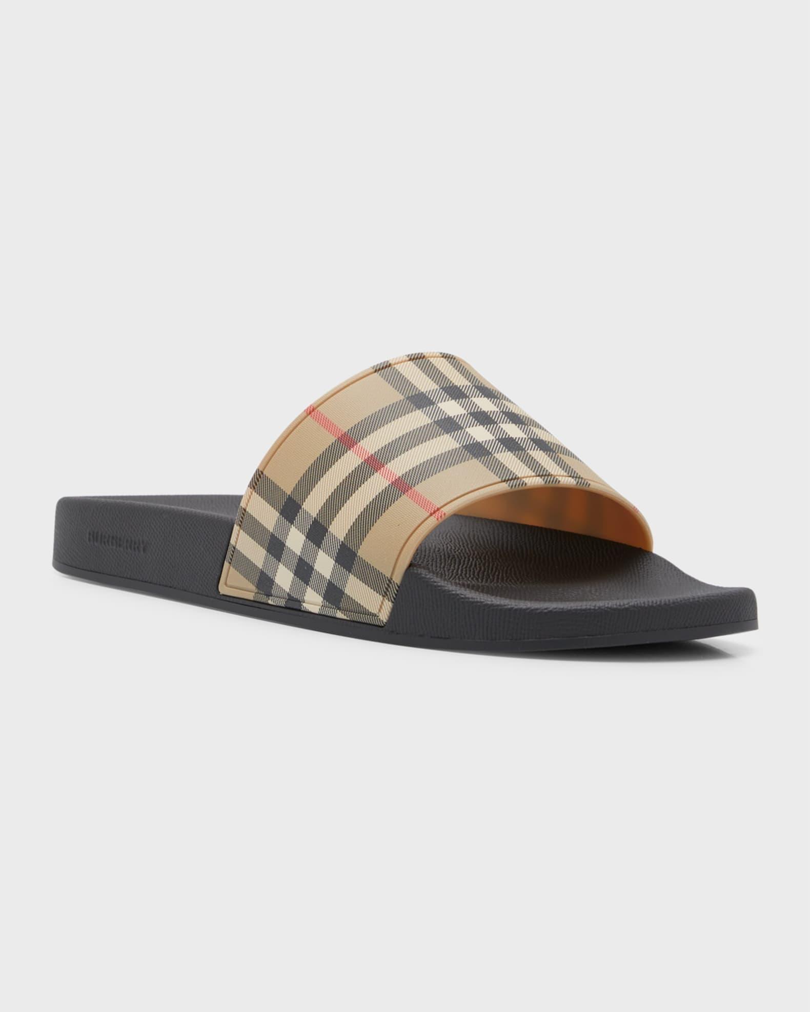 Mens Furley Check Slide Sandals Product Image