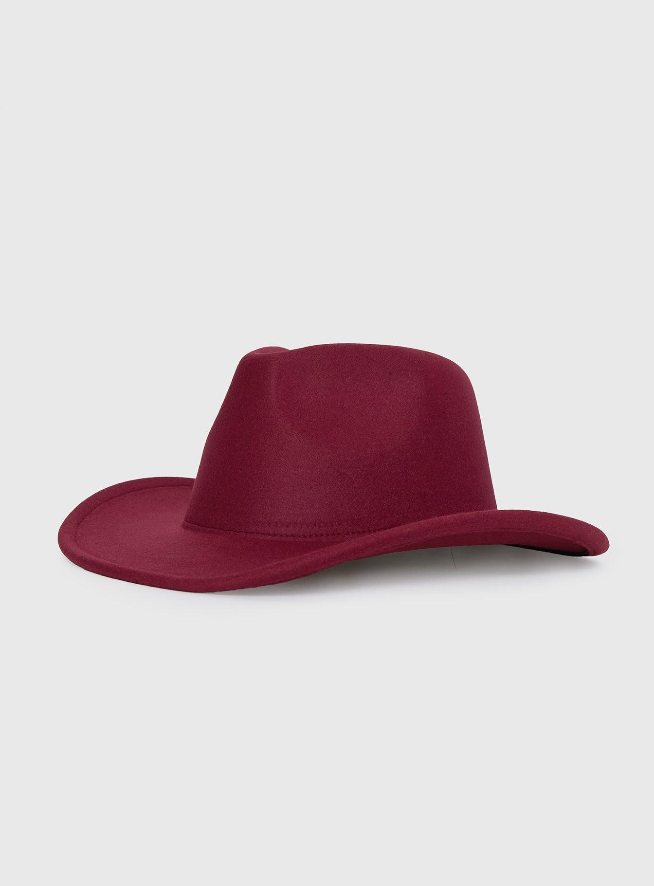 You Know Me Cowboy Hat Red Product Image