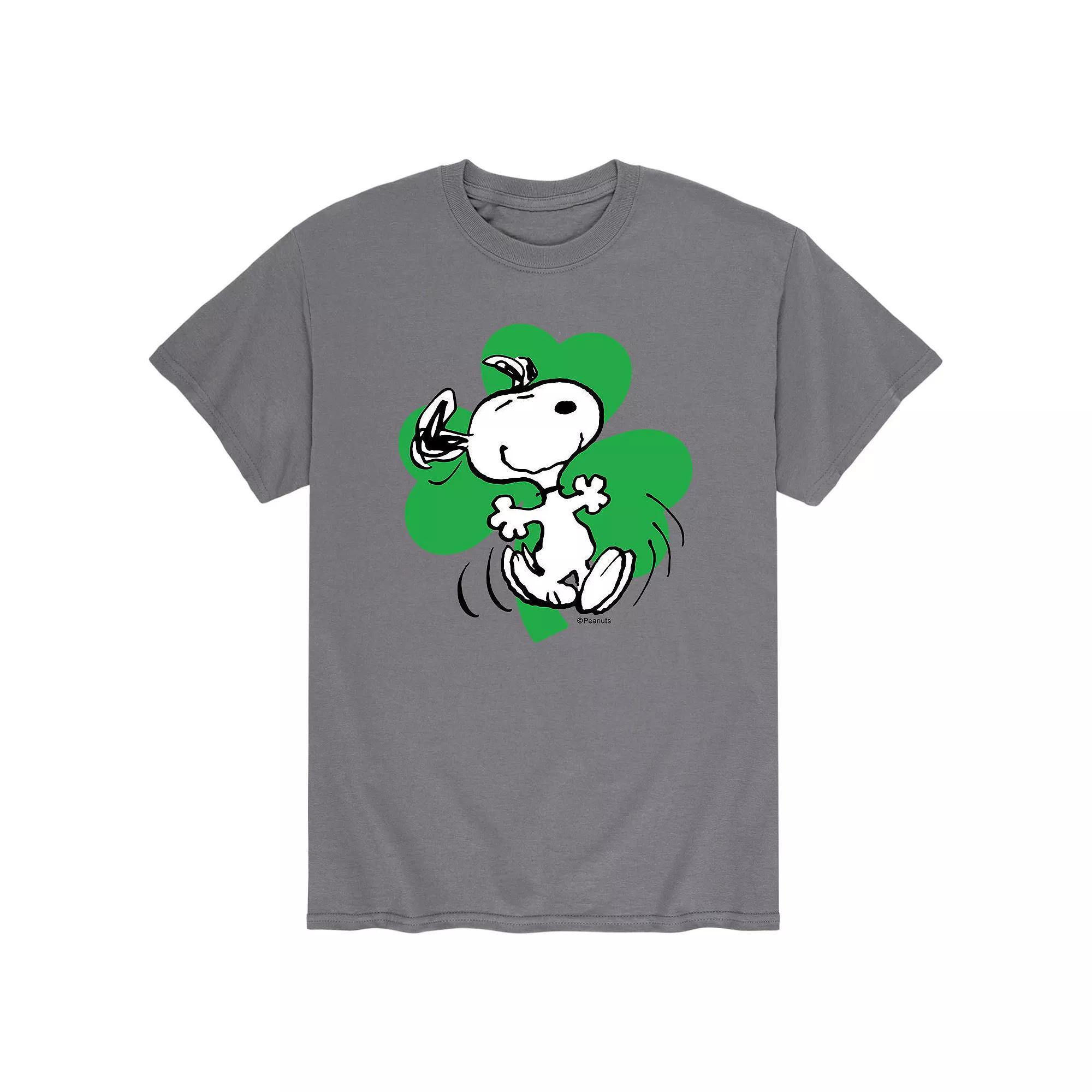 Men's Peanuts Dancing Snoopy St. Patrick's Day Tee,  Product Image