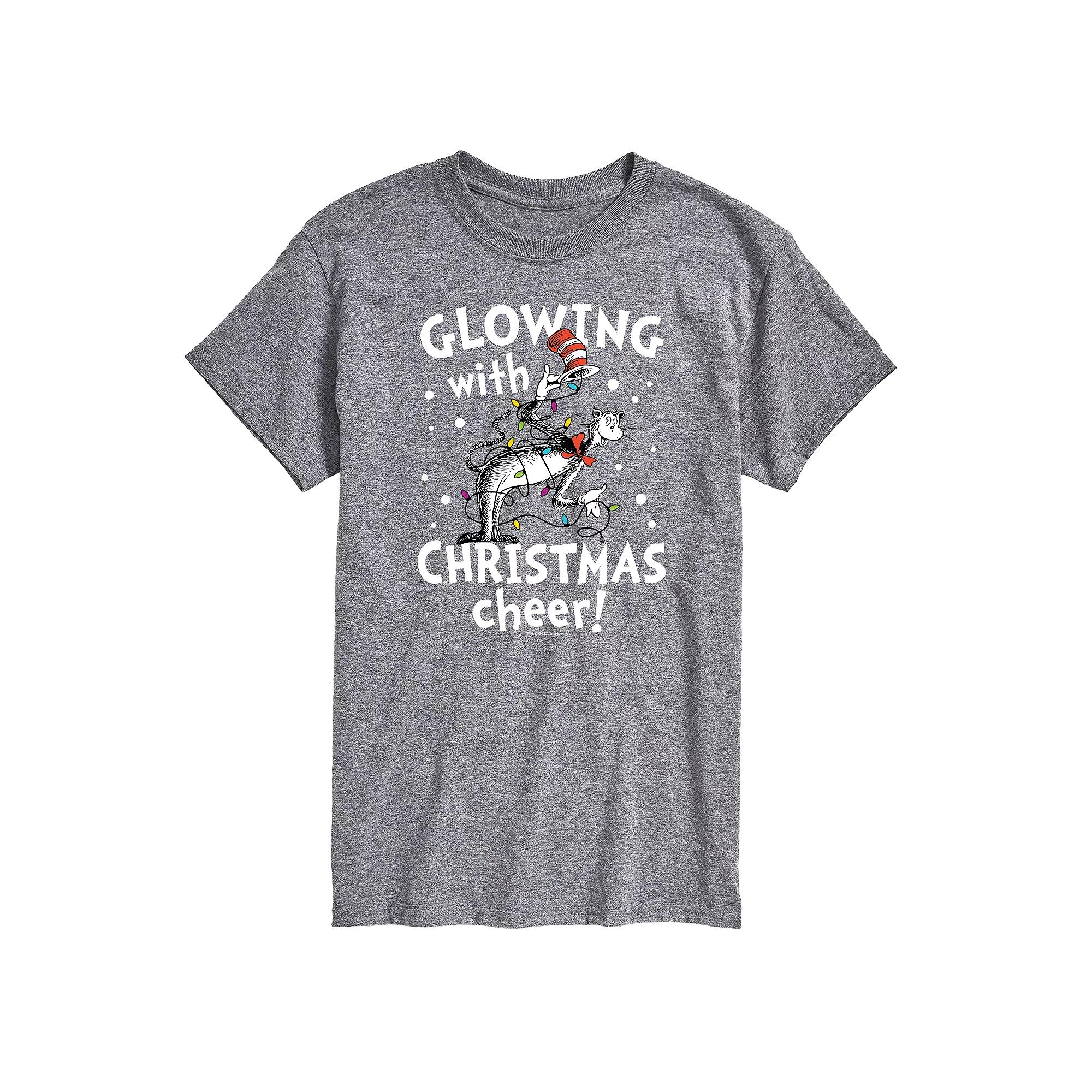 Men's Dr. Seuss Glowing With Christmas Cheer Tee,  Product Image