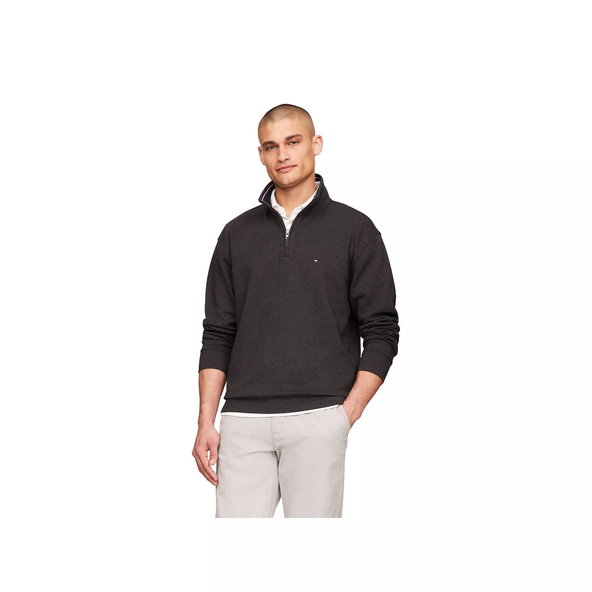 Men's Tommy Hilfiger Logo Quarter-Zip Top,  Product Image
