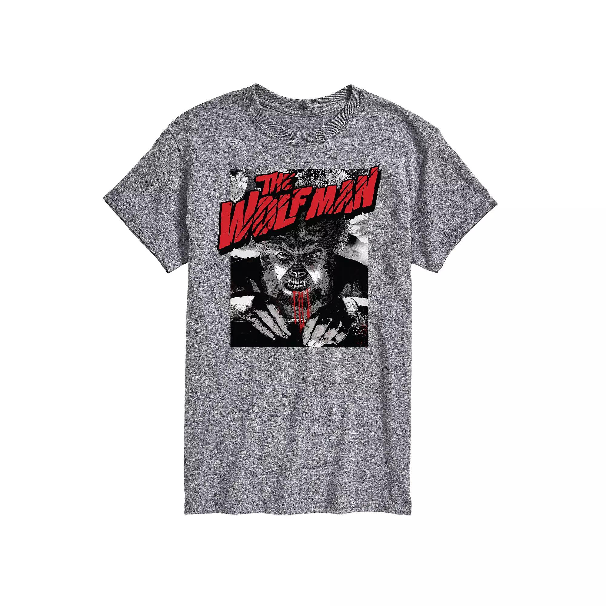 Big & Tall Universal Monsters Wolfman Poster Graphic Tee, Men's,  Product Image