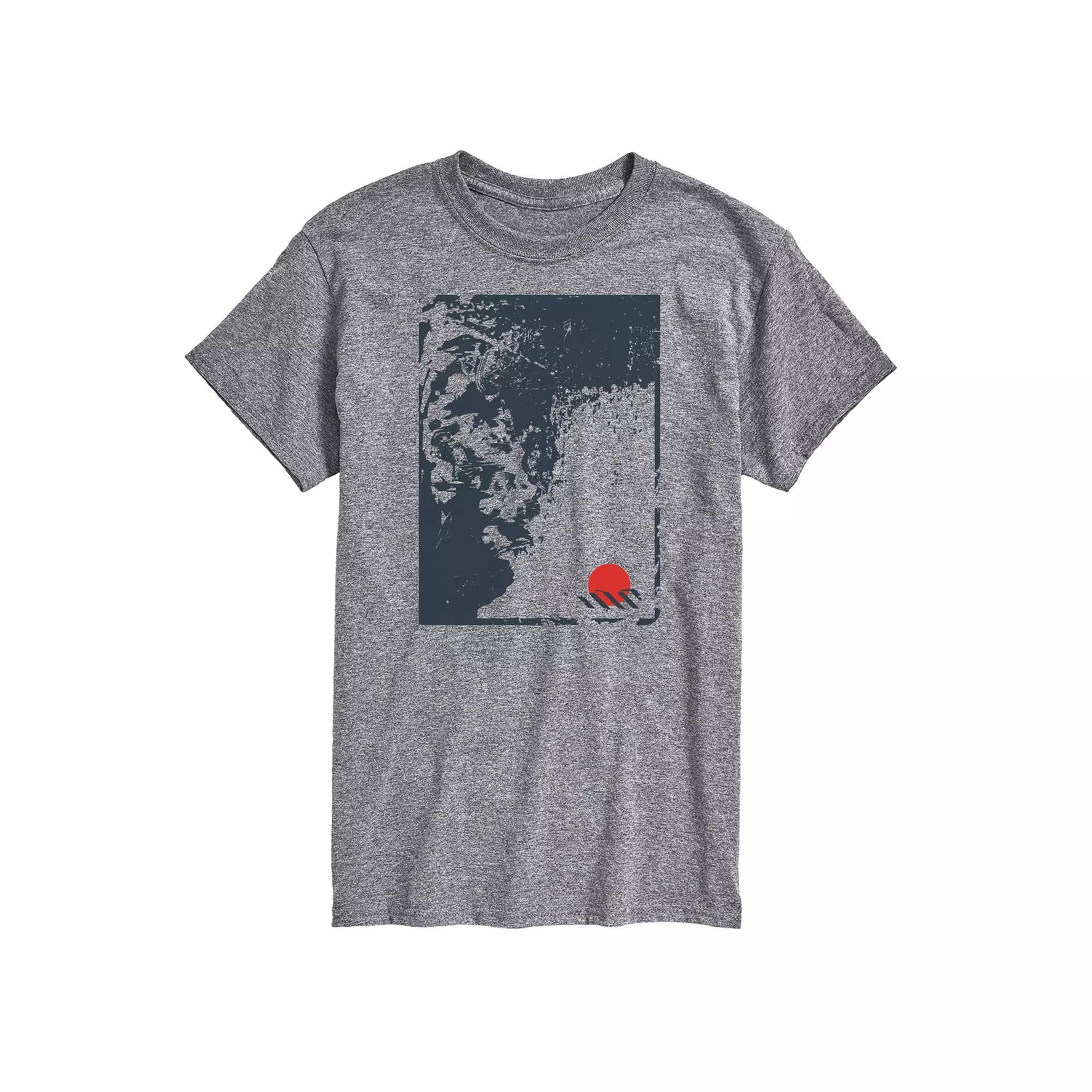 Big & Tall Abstract Slick Tee, Men's,  Product Image