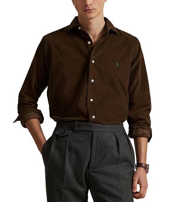 Polo Ralph Lauren Classic Fit Corduroy Long Sleeve Woven Shirt Product Image