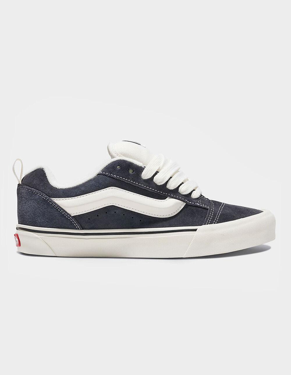 VANS Knu Skool Shoes - GRAY/WHITE Product Image